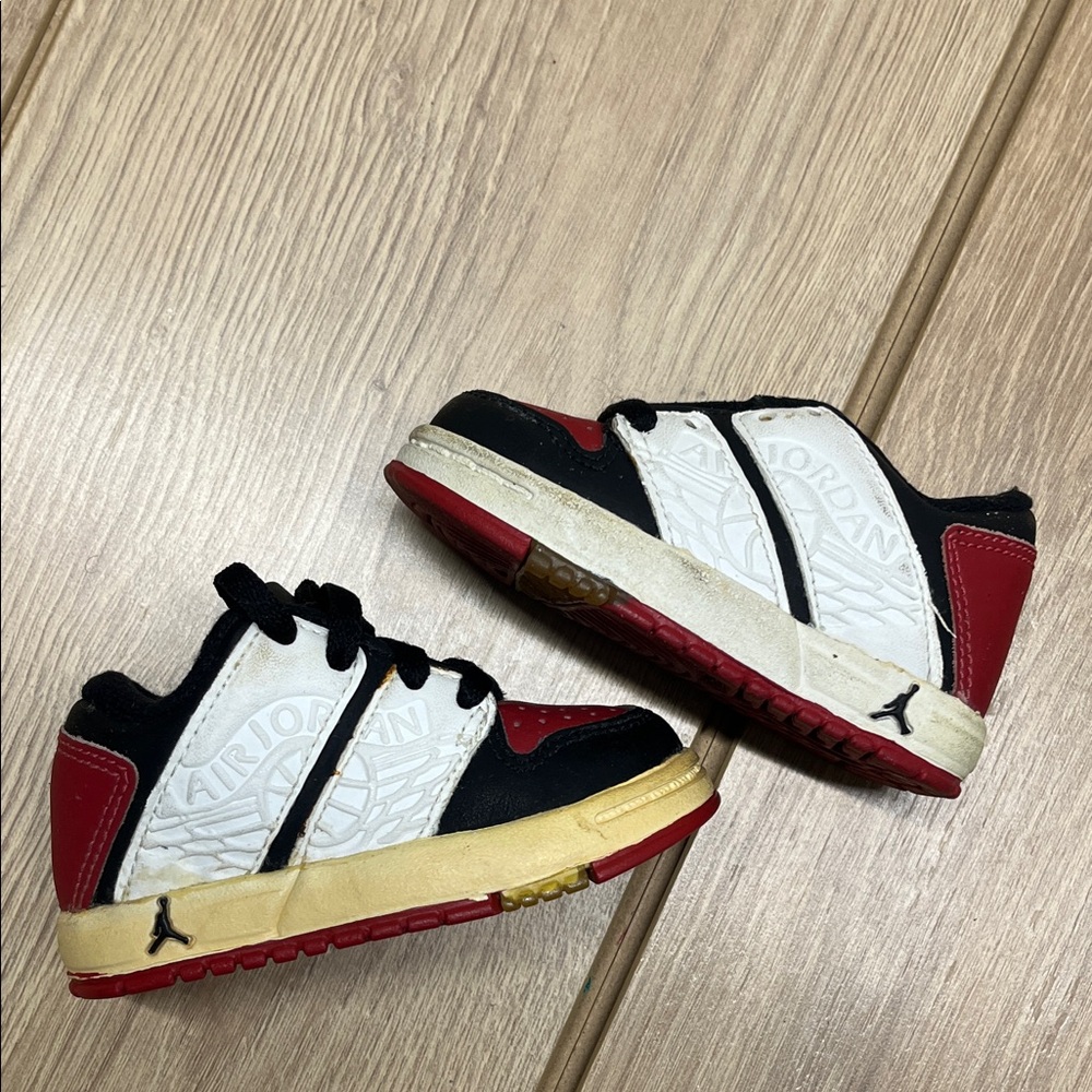 Jordan Kids Sneakers - Red, Black, and White